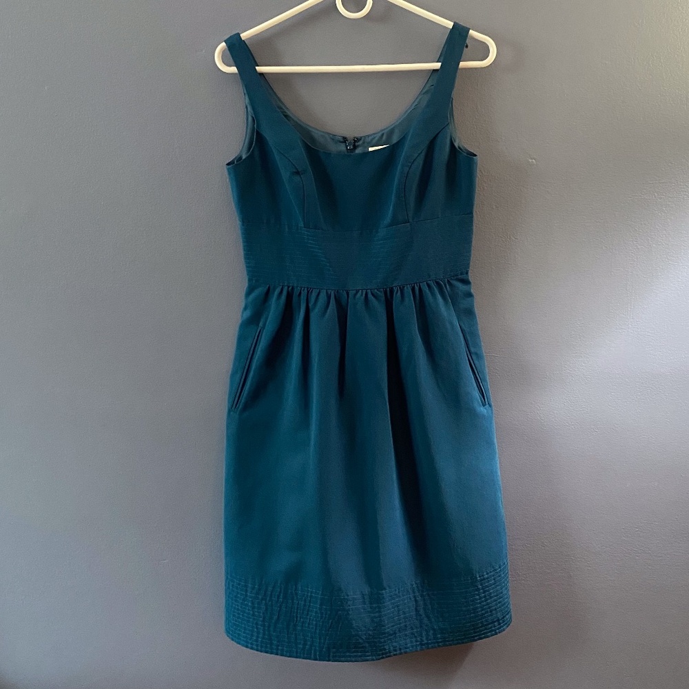 Shoshanna Peacock Blue Dress Size 4